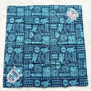 RARE Mezzo Piano Berrie Bandana Scarf Blue Y2K Heisei Gal